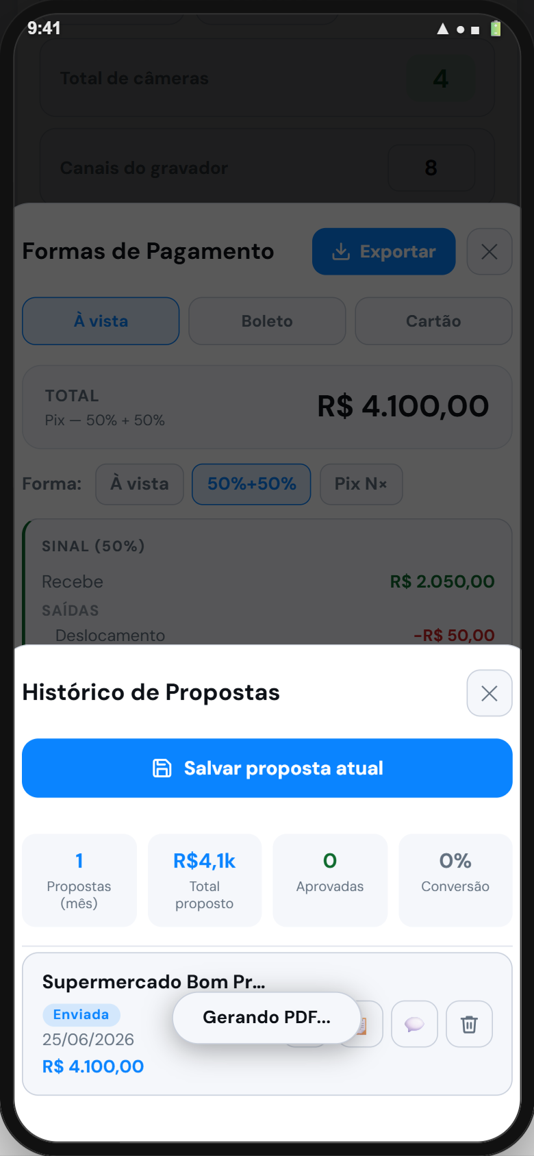 PDF gerado
